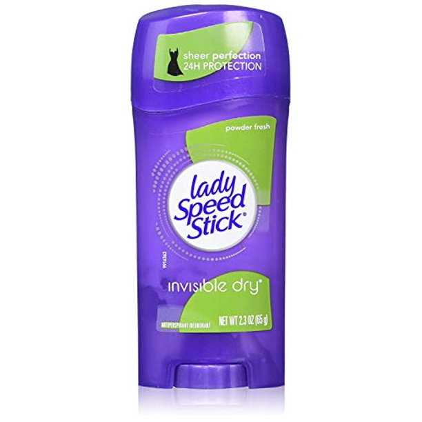 Lady Speed Stick Antiperspirant Deodorant Invisible Dry Powder Fresh, 2