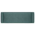 thumbnail image 4 of Simpli Home Scott 46 inch Wide Contemporary Rectangle Ottoman Bench in Smoky Teal Linen Fabric, 4 of 14