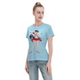 thumbnail image 4 of Women's Basic Short Sleeve T-Shirt Sailor Moon Rei Hono, 4 of 6