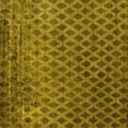 thumbnail image 1 of Ahgly Company Indoor Square Oriental Yellow Industrial Area Rugs, 6' Square, 1 of 4