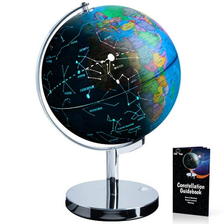 3 in 1 Interactive Illuminated Constellation Globe with