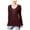 Red, variant on Ultra Flirt Juniors Ribbed Bell Sleeve Sweater Cabernet M