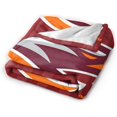 thumbnail image 2 of Susquehanna University Logo Fleece Blanket, Very Soft Microfiber Flannel Blanket for Couch Warm and Cozy for All Seasons, Black, 2 of 6