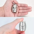 thumbnail image 2 of XIUDA Mini Keepsake Urns for Human Ashes 1.57 Inch Mini Cremation Urns for Ashes Stainless Steel Memorial Ashes Holder-Your Wings were Ready, But My Heart was Not, 2 of 6