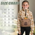 thumbnail image 4 of Chririnla Funny Capybara Print Sporty Zip Up Lightweight Sweatshirt with Pocket Youth Girls Casual Pullover Athletic Zip Up Size 9-10 Orange, 4 of 7