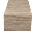 thumbnail image 2 of Fennco Styles Shimmering Woven Nubby Texture Water Hyacinth Table Runner (Natural 14"x54"), 2 of 6