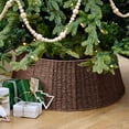 thumbnail image 4 of Christmas Tree Collar,Christmas Tree Base Christmas Tree Basket Collar for Home, Living Room,for Covering Tree Stand (Brown), 4 of 6