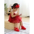 thumbnail image 6 of Topumt Baby Boys Girls Cozy Fleece Boots with Non Skid Bottom Warm Winter Socks Slippers, 6 of 7