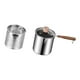thumbnail image 1 of Freing Pot Freidora profunda Suministros de cocina Práctica Media de leche Multifunción con tapa Home Mini Saute Pan utensilios de cocina estilo a, 1 of 8