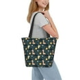 thumbnail image 2 of Salouo Dinosaur In The Space for Shoppers Tote for Women Foldable Handbags with Big Capacity Casual One-Shoulder Shopping Bag Hobo Bags Fit for Office/Shopping/Park, 2 of 6
