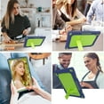 thumbnail image 6 of FIEWESEY Shoulder Strap Soft Silicone&Hard Back Shockproof Kids Friendly Case for Vastking KingPad K10/K10 Pro/Z10/BYYBUO SmartPad A10/Oangcc 10.1" Tablet+Screen Protector(Navy/Green,1 Pcs), 6 of 6