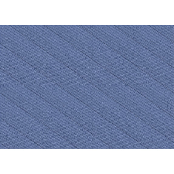 Ahgly Company Indoor Rectangle Patterned Azure Blue Area Rugs, 7' x 10'