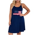 thumbnail image 2 of SOOMLON Short Nightgowns for Women Plus Size Comfy Nighties Double Spaghetti Strap Print Mini Dress Pajamas Dress, 2 of 6