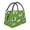 Cows With Calfs Green, variant on Vsdgher White Marble Pattern Sunflower Print Insulated Reusable Bags with Sturdy Zipper and Handles, Foldable Totes for Hot or Cold Food Bring or Delivery
