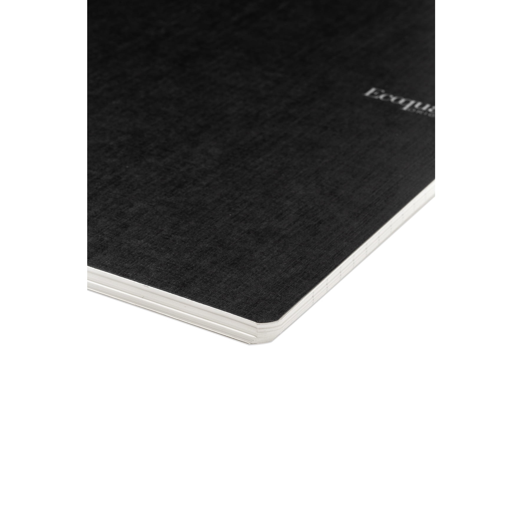 Fabriano Ecoqua Original Spiral-Bound Notebook, 8.3 in x 11.7 in, A4, Blank, 70 Sheets, Black