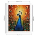 thumbnail image 2 of Paint by Numbers Kit for Adults, Vibrant Peacock Feathers Display Paint by Numbers, Easy Paint by Numbers Kit for Adults Beginner, DIY Adult Paint by Number Kits on Canvas, 12x16in Home Decor, 2 of 7