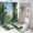 Color-1, variant on Dinosaurs Waterfall Lush Landscape Paradise Shower Curtain Waterproof Bathroom Curtain Anti-slip Bath Mat Set Toilet Rugs Carpet