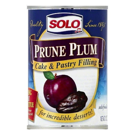 Solo Prune Plum Cake & Pastry Filling, 12 OZ (Pack of (Best Custard Recipe For Cake Filling)