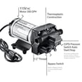 thumbnail image 4 of Bomba elevadora de presión de agua WASSERMANN 115V AC 5.0GPM 55PSI, 4 of 7