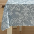 thumbnail image 5 of Home Bargains Plus Blue Grapevine Print 52 x 70 inch Rectangle Vinyl Tablecloth with Flannel Backing, 5 of 9