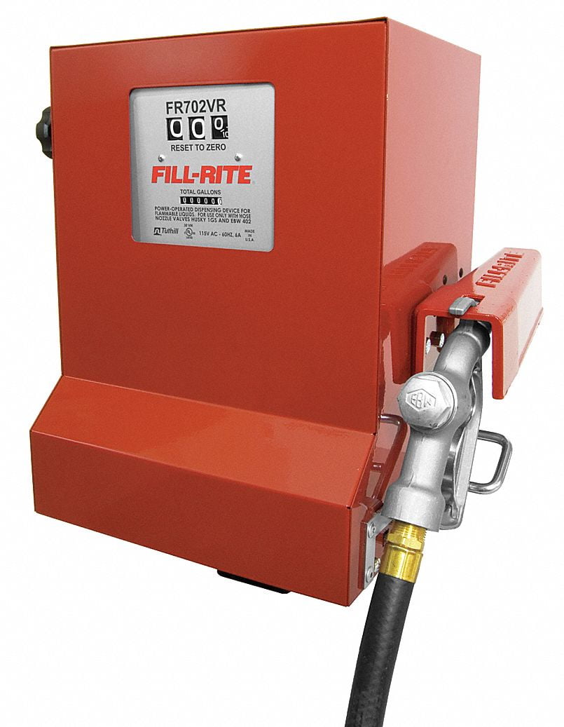 20 GPM 115VAC 1//3 HP Cast Iron Rotary Vane Fuel Transfer Pump