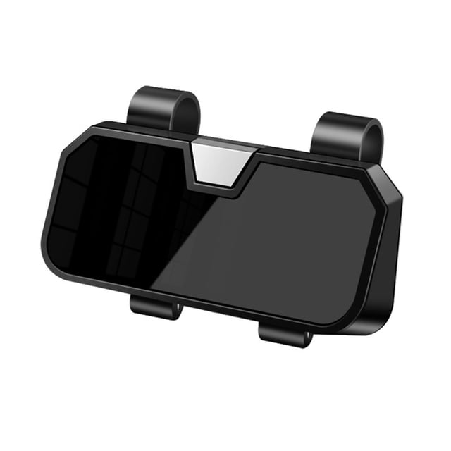 Estuche rígido para gafas de sol para visera de coche, resistente y portátil. Negro