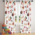 thumbnail image 5 of Blackout Kids Curtains,White Christmas Santa and Gift Pattern Childrens Insulated Curtains Set Of 2,Bedroom Essentials,Toddler Room Decor 42"x84", 5 of 5