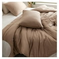 thumbnail image 6 of TiaGOC California King Comforter Set Taupe Brown, 3pcs (1 Boho Tan Cal King Comforter & 2 Pillowcases), Soft Bedding Lightweight Bedspread Blanket, 6 of 9