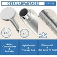 thumbnail image 4 of shiyou-Shower Curtain Rod Adjustable 32-75 Inch, Spring Tension Shower Curtain Rods Stainless Steel Telescoping Curtain Rod for Bathroom or Windows, No Drilling, No Slip, No Rust, Nickel, 4 of 4