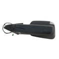 thumbnail image 2 of For Ram 2500/3500 2019 2020 2021 Door Mirror Driver Side | Outer | Black | With Towing Package | Power Folding | Replacement For CH1320506 | 68381775AD, 2 of 4