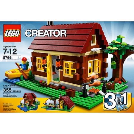 lego creator log cabin play set - walmart.com