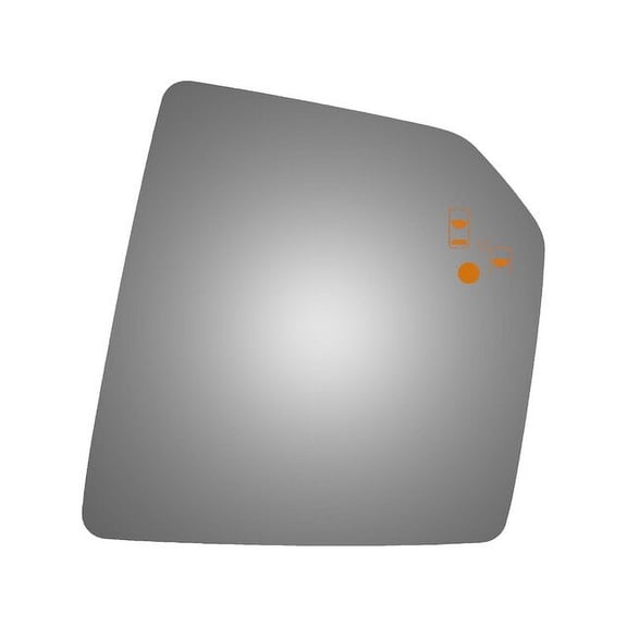 Right Door Mirror Glass - Compatible with 2015 - 2020 Ford F-150 2016 2017 2018 2019