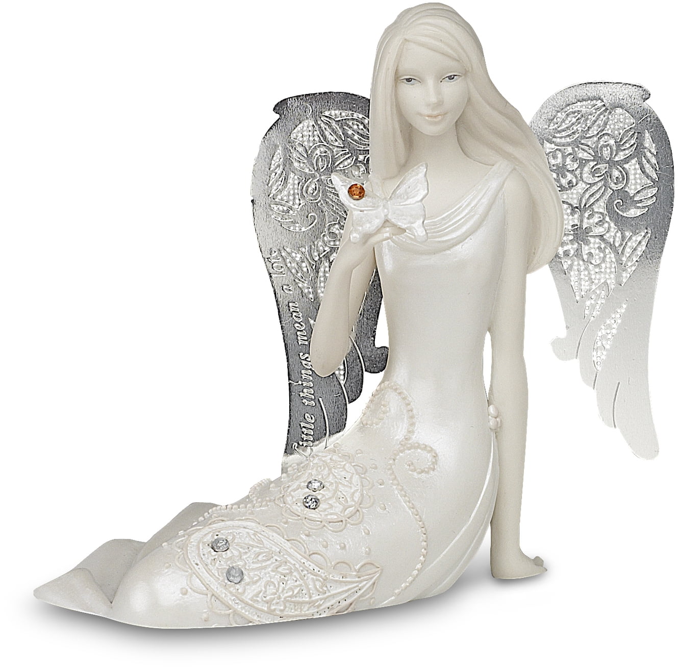 Little Things Mean A Lot Monthly Birthstone Angel Figurine Birthday