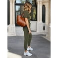 thumbnail image 3 of Weardear Womens Lounge Sets 2 Piece Outfits Short Sleeve Pullover Tops with Drawstring Long Pants Casual Wear, 3 of 6