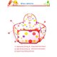 thumbnail image 4 of 1pc 90cm/35.4in Polka Dot Kids Basketball Pool (without Ocean Ball), Children's Foldable Tent & Basketball Hoop, Toy For Home Indoor Playground, Suita, 4 of 5