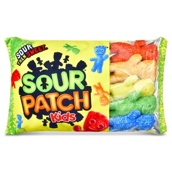 Sour Patch Kids Interactive Plush Toy, Soft Collectible Stuffed Gift for Kids Ages 3 (Styles May Vary)