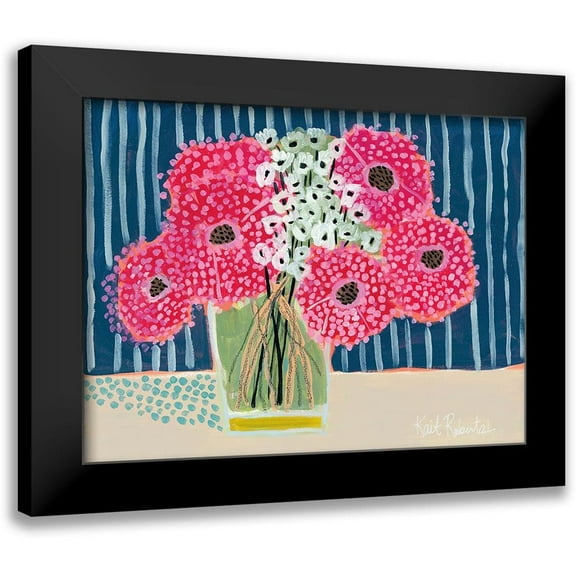 Roberts, Kait 14x12 Black Modern Framed Museum Art Print Titled - Flowers for Belle III