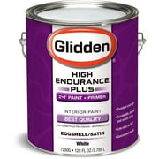 Glidden High Endurance Plus Interior Eggshell/Satin, White, 1 Gallon