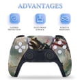 thumbnail image 4 of Skin Sticker for PS5 Slim Standard PS5 Pro Disc Digital Edition Console and Controllers Decals for Playstation 5 (Racoon,PS5 Pro Disc Edition), 4 of 5