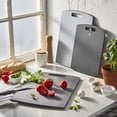 thumbnail image 4 of Henckels 3-pc Plastic Cutting Board Set - Grey, 4 of 5