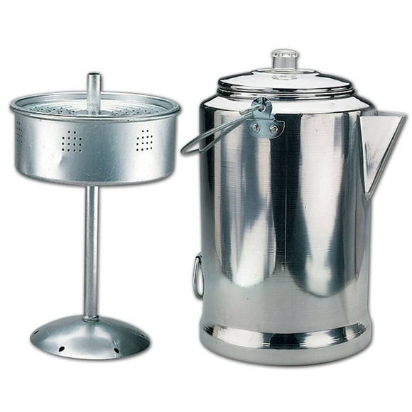 Percolateur à café géant en aluminium de 20 tasses de World Famous