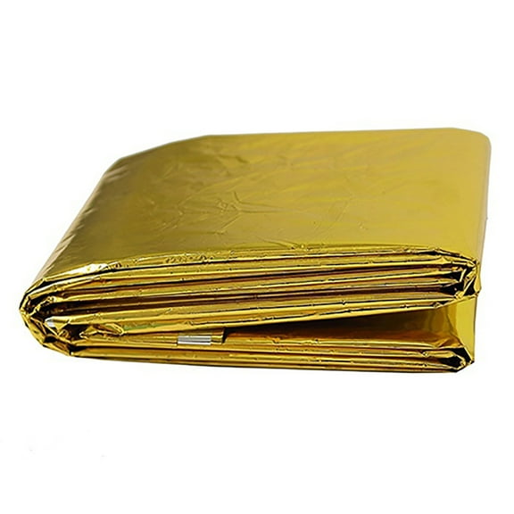 Naierhg Survival Foil Exquisite Windproof Warmer Aid Rescue Blanket for Outdoor