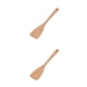 thumbnail image 1 of Moyic Utensilios de cocina sin pintura de alta calidad, torneros de madera, pala para tortitas, espátula para freír pescado, pala, 32.5*7.5 cm 2piezas, 1 of 6