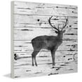 thumbnail image 3 of "Deer Birch Bark" Painting Print on White Wood, 3 of 7