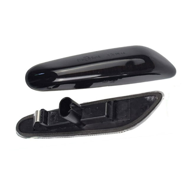 tredstone 2piece LED Dynamic Side Marker Side Marker Turn Signal Sequential Blinker Turn Signal Light Bright Smoked+PIN
