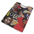 thumbnail image 4 of Rod Wave T Shirt 3D Printed Crewneck Graphic Short Sleeve Tees for Mens, 4 of 5