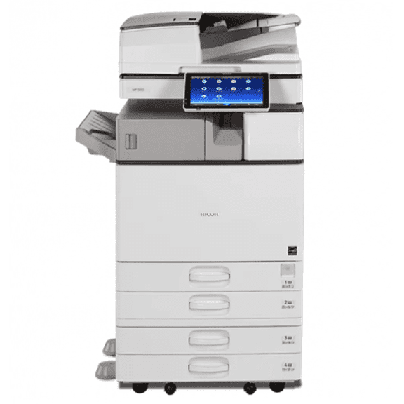 Restored Ricoh MP 6055 Monochrome Laser Multifunction Printer Copier Scanner 60 PPM Duplex Network