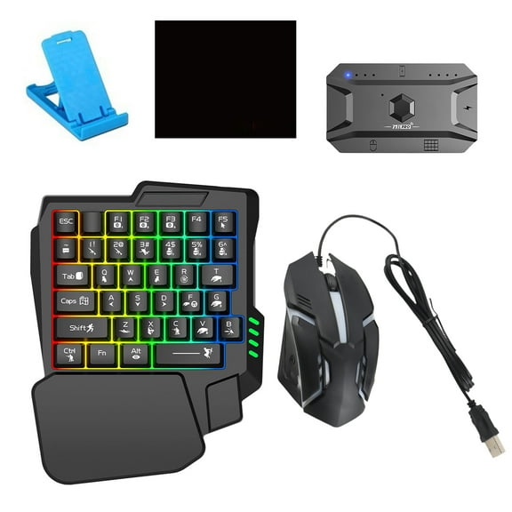 M1 Pro Portable Keyboard Mouse Converter BT5.0 Connection Support System Gaming Adapter