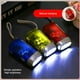 thumbnail image 5 of Advancent Presione la linterna Wind Up Torch Fina Larga duración Portátil Comodidad Accesorios para exteriores Funcionamiento con batería Rojo Type2 NO2, 5 of 6
