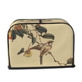 thumbnail image 2 of Uemuo Vintage Bird Print Toaster Cover 2 Slice, Small Kitchen Appliance Covers, Toaster Oven Cover with Loop, Bread Machine Cover Dust Cover Protection, 2 of 7